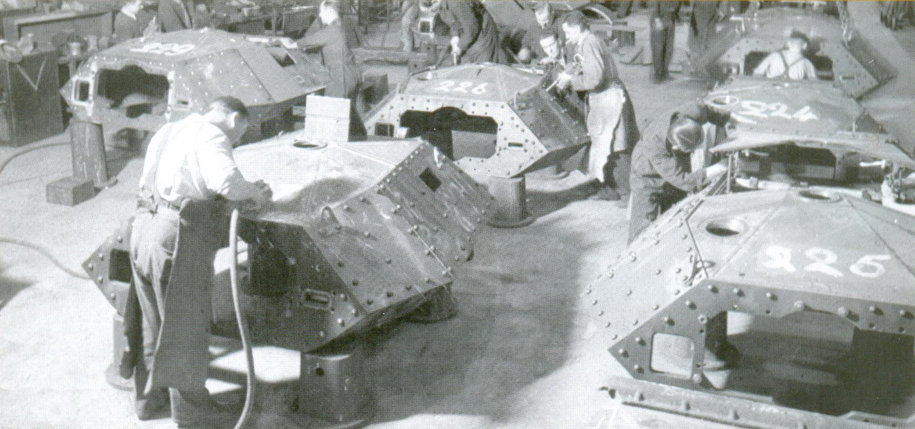 9 Производство британских танков