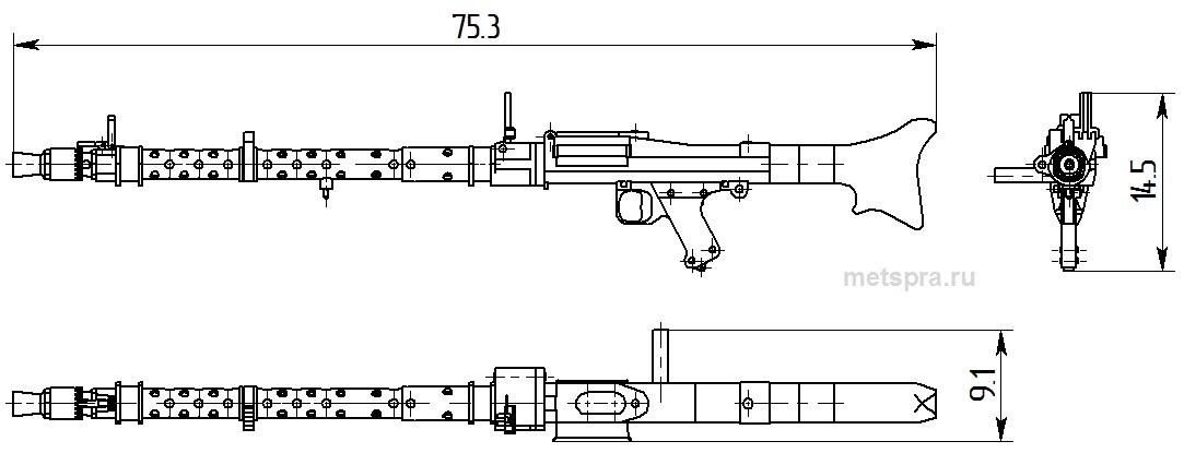 MG-34 габариты